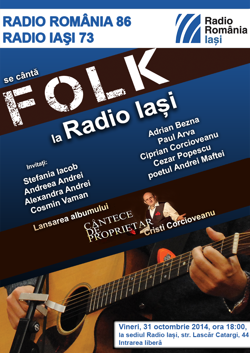 Se cântă FOLK la Radio Iaşi (VIDEO)