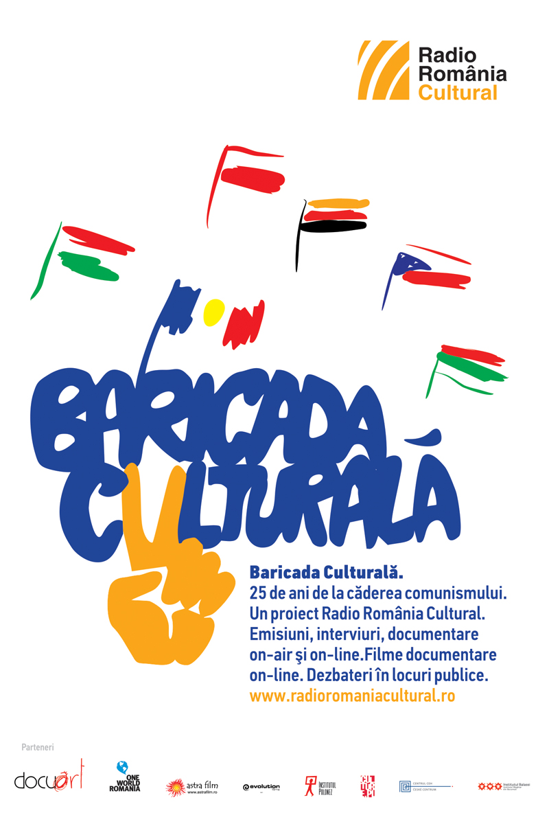 Radio România Cultural lansează proiectul  “Baricada culturală”, la 25 de ani de la căderea comunismului