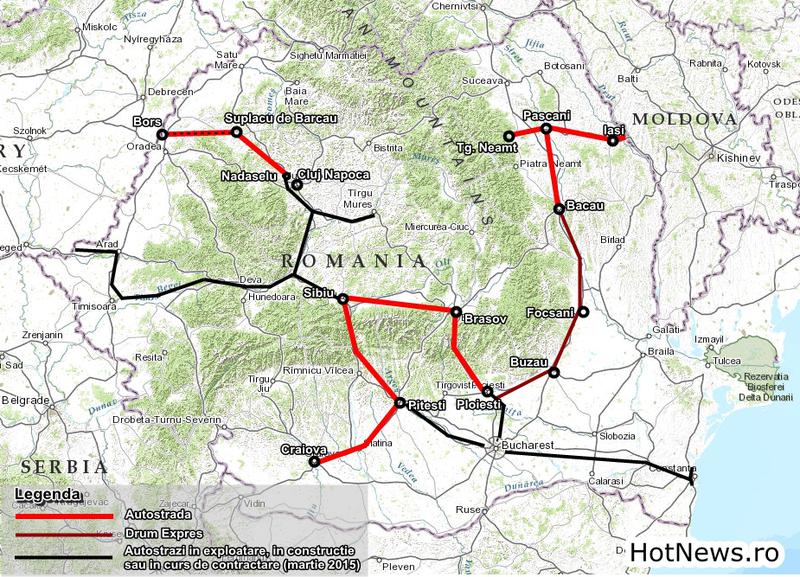 Autostrada Iaşi-Târgu Mureş, în coada clasamentului de priorităţi din Master Planul de Transport