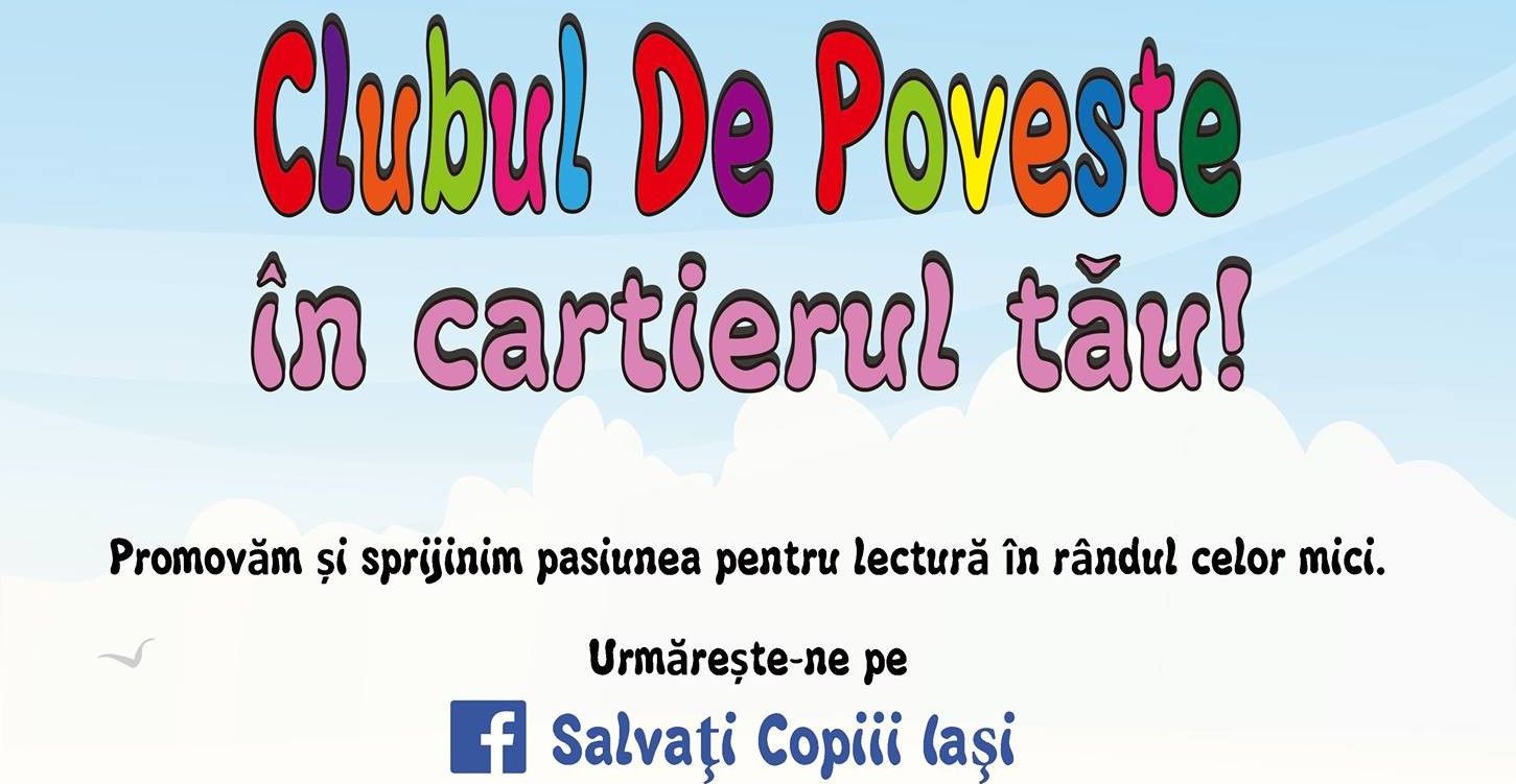 (REPORTAJ) Astăzi a fost lansat Clubul de poveste în cartierul tău!