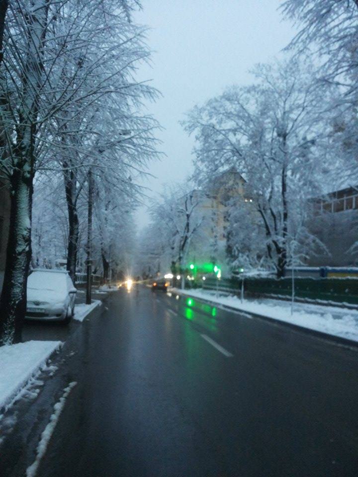 (FOTO/AUDIO) Circulaţie în condiţii de iarnă pe drumurile naţionale din Moldova