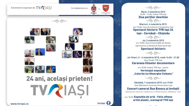 Proiectul transfrontalier TVR Iaşi 24: Paris – Iaşi – Cernăuţi – Chişinău