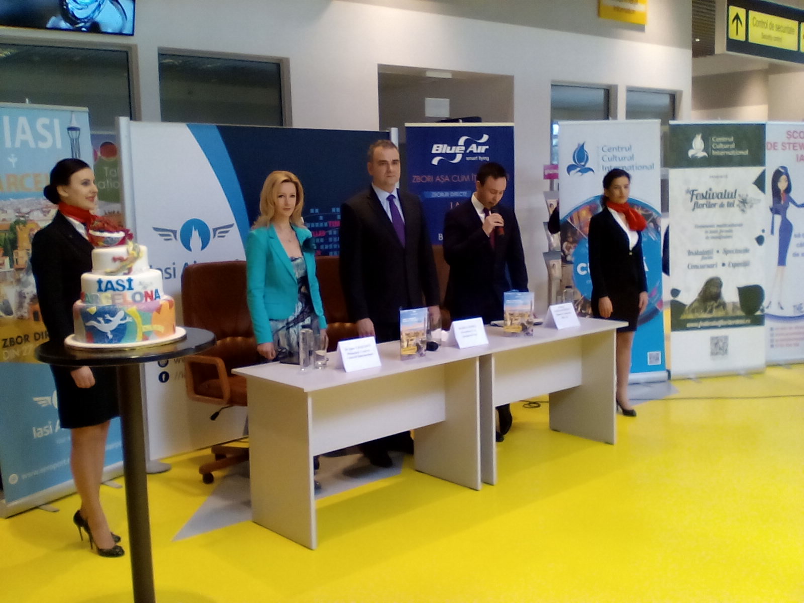 (AUDIO) A fost inaugurată cursa aeriană directă Iași – Barcelona