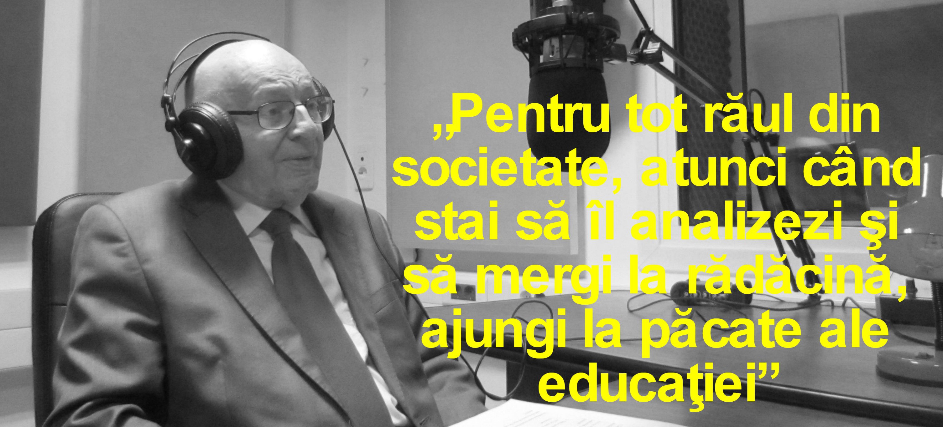 Academicianul Solomon Marcus condus, astăzi, pe ultimul drum