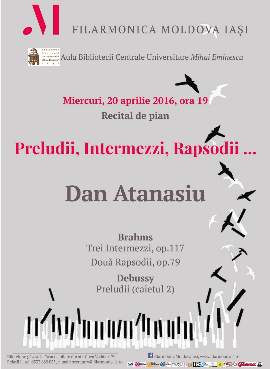 Iaşi, 20 apr BCU Recital Dan Atanasiu