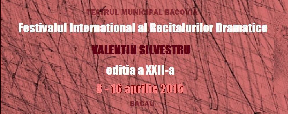 (AUDIO) Bacău: Festivalul Internaţional al Recitalurilor Dramatice „Valentin Silvestru” la Teatrul Bacovia