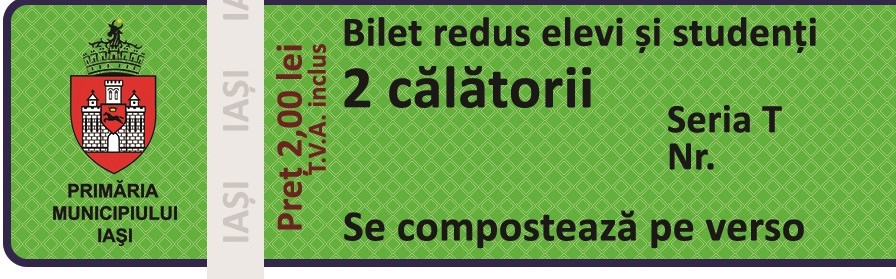 Iaşi: Bilete şi abonamente RATP pentru studenţi la jumătate de preţ