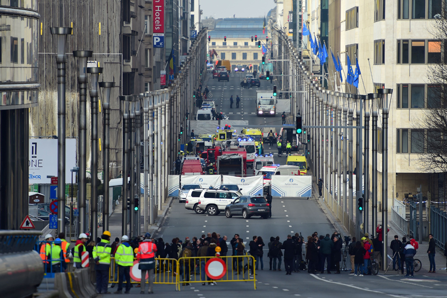 Staţia de metrou Maelbeek din Bruxelles a fost redeschisă