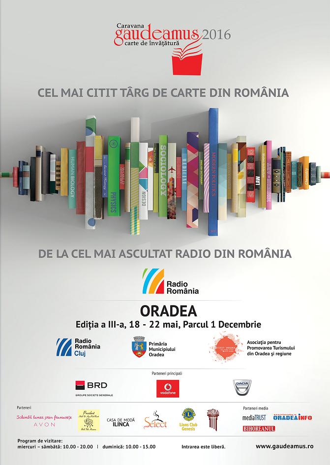 Gaudeamus Oradea 2016, un târg de carte cu surprize şi noutăţi