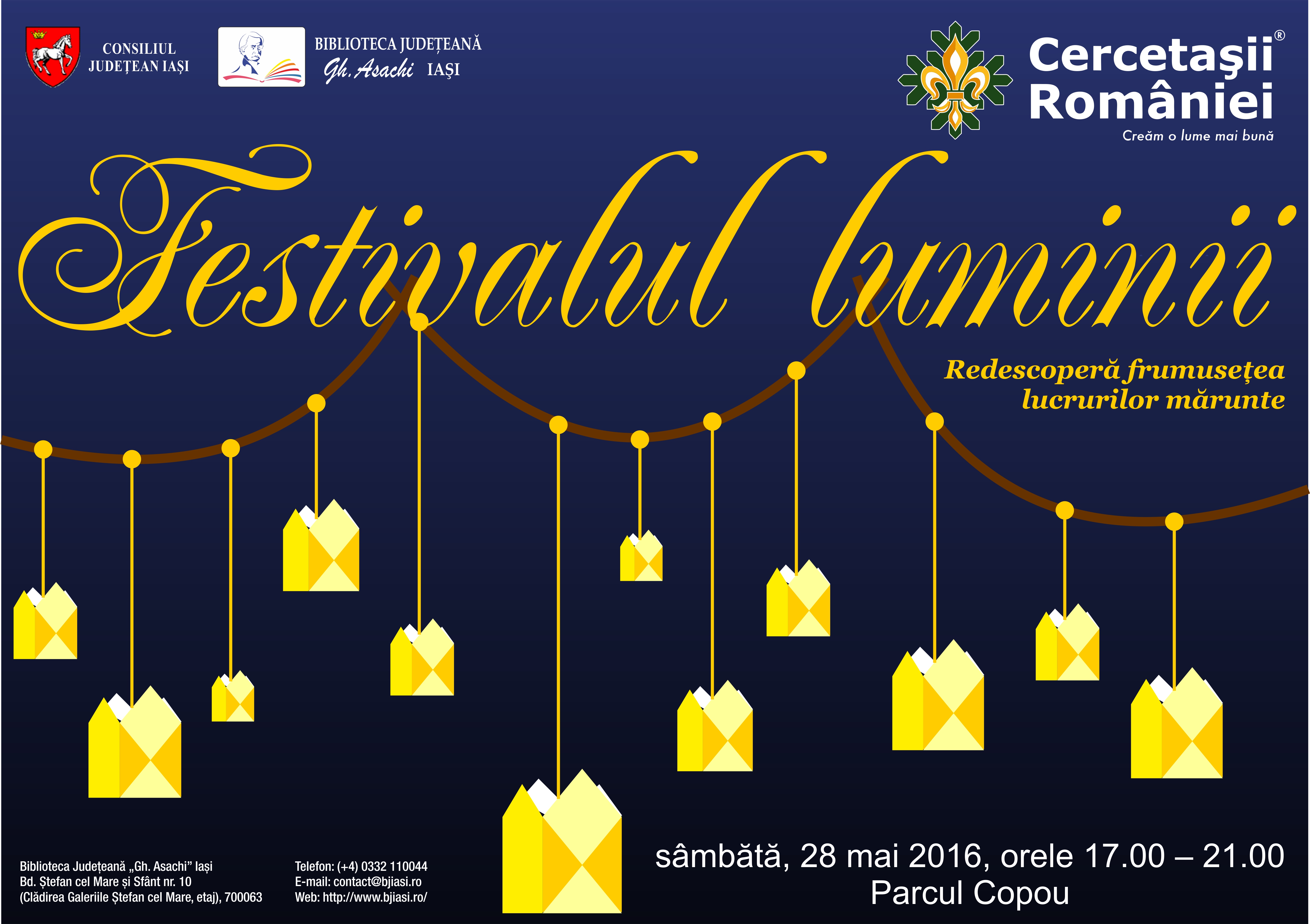 IAŞI: Festivalul Luminii – Redescoperă frumusețea lucrurilor mărunte