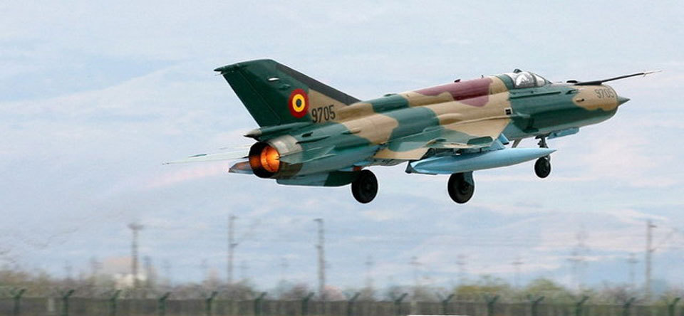 Aeronave de luptă MIG 21 Lancer vor zbura între Brăila şi Galaţi, cu prilejul mitingului aviatic de la Vădeni