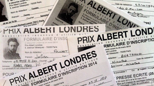 Decernarea Premiului „Albert Londres”