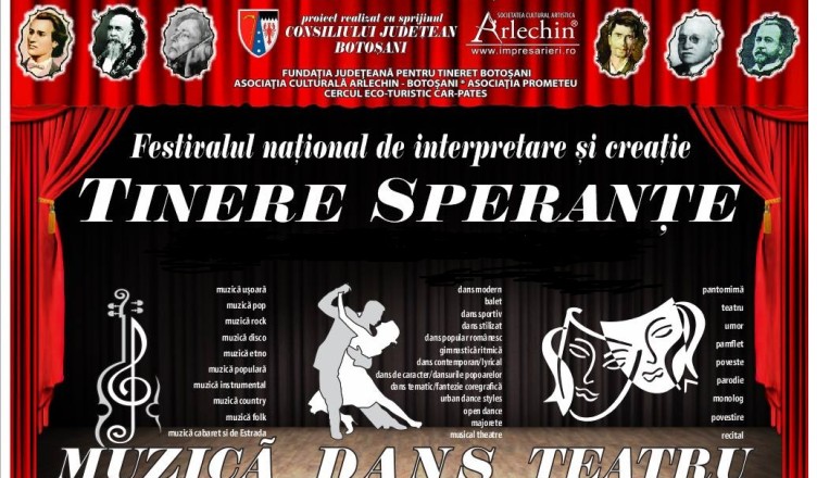 (UPDATE) Festivalul Naţional de Interpretare şi Creaţie „ Tinere Speranţe”,ediţia XXIII, 2016