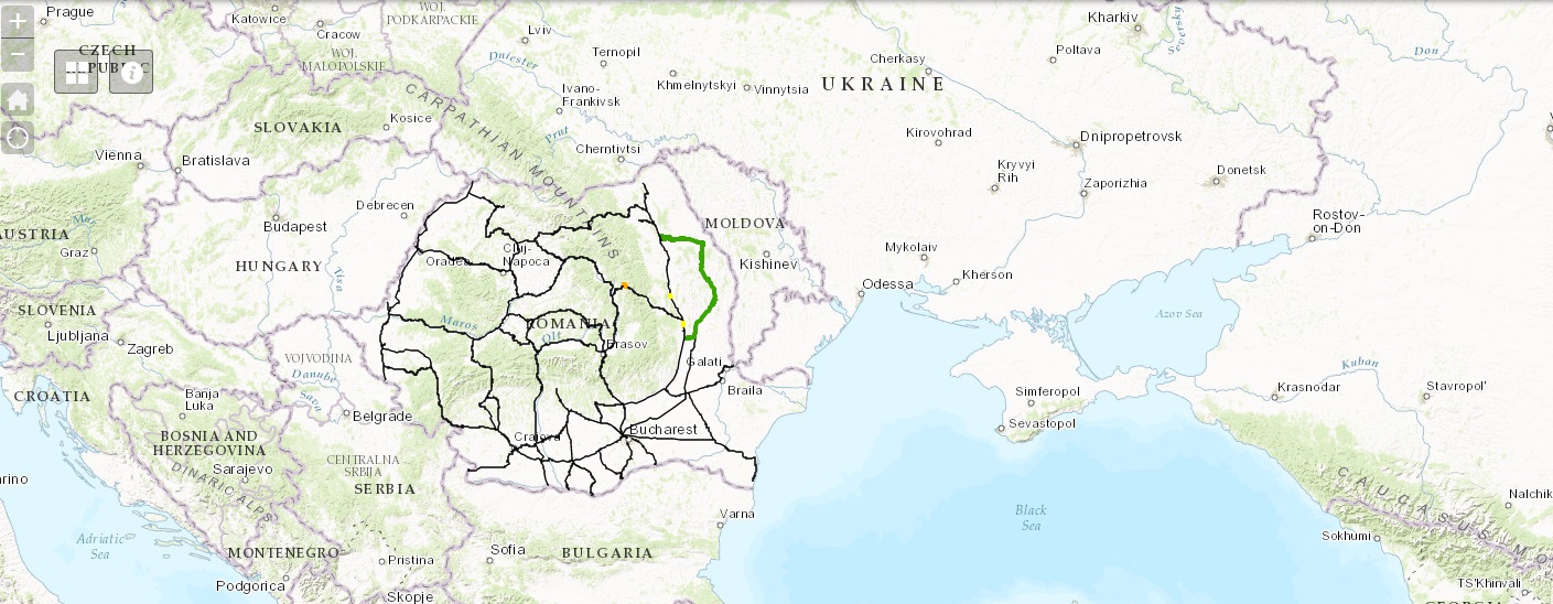 HARTA interactivă a drumurilor afectate de inundaţii