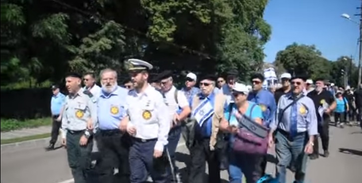 (VIDEO) Botoşani: Supravieţuitori ai Holocaustului şi urmaşi ai acestora, prezenţi la Marşul vieţii din Dorohoi