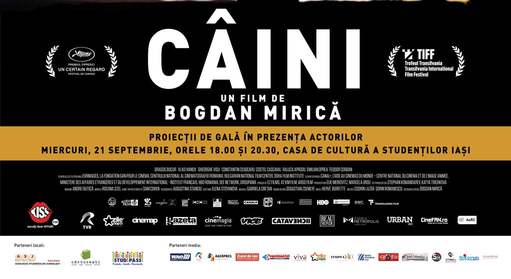 „Câini”, thriller-ul românesc premiat la Cannes, ajunge la Iași Proiecții de gală în prezența actorilor