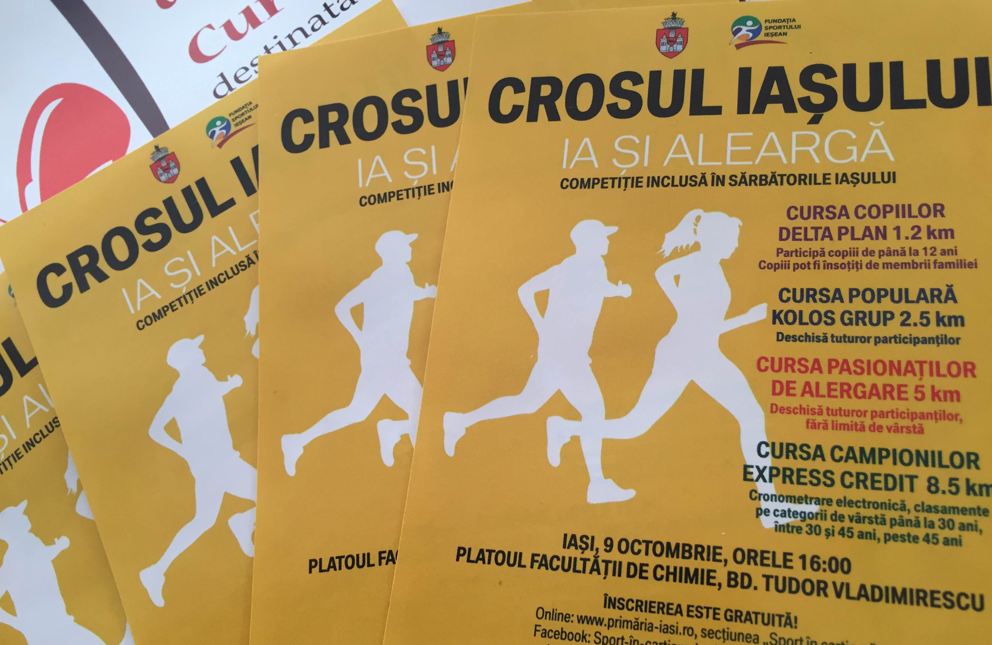 (INTERVIU) Pe 9 octombrie se va organiza a doua ediţie a Crosului Iașului