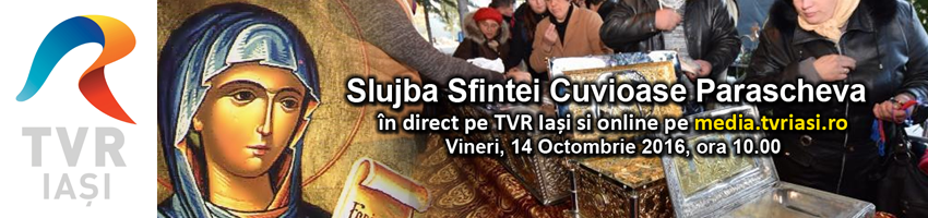 (VIDEO) Slujba Sfintei Cuvioase Parascheva, Iași, 2016