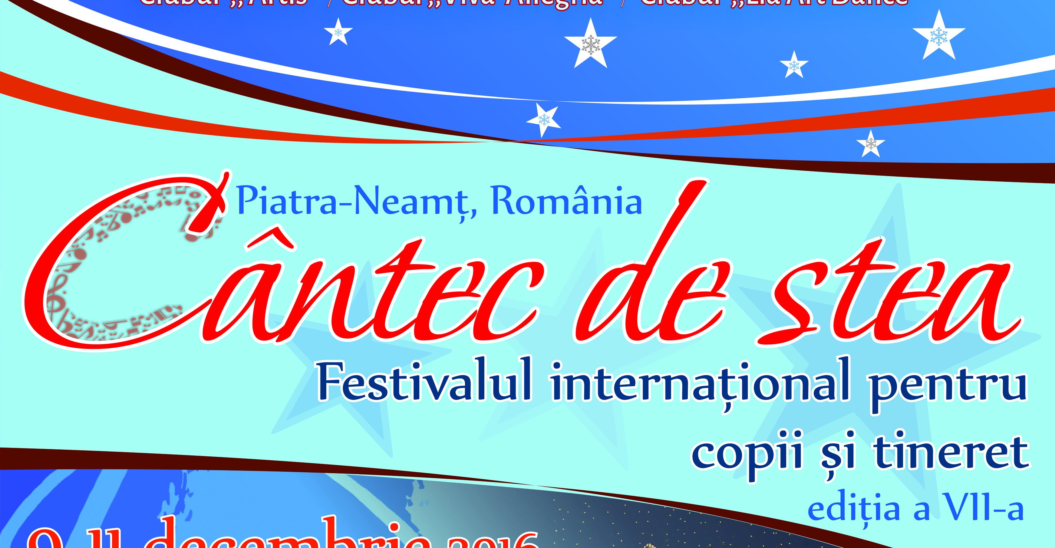 (VIDEO) Festivalului internațional de muzică pentru copii și tineret „Cântec de stea” – Piatra Neamț 2016