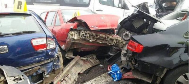 24 de răniţi în accidentul de sâmbătă, de pe Autostrada A2 rămân internaţi în spital