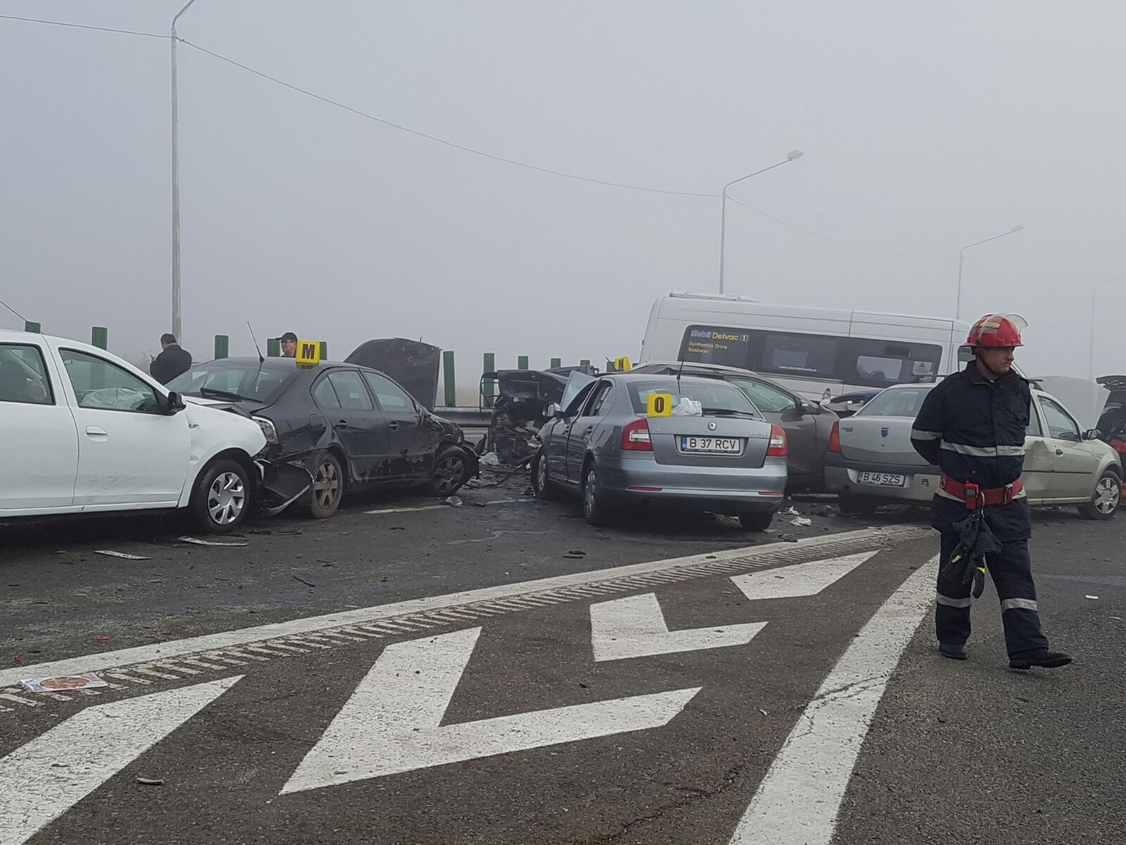 Dosar penal pentru ucidere şi vătămare corporală din culpă în cazul accidentului în lanţ petrecut pe autostrada A2