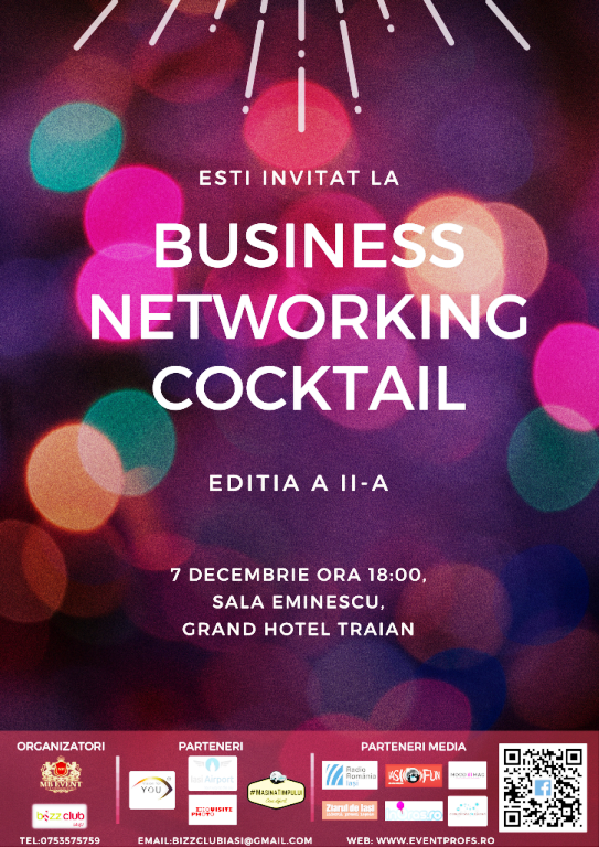 Business Networking Cocktail – la Grand Hotel Traian din Iaşi