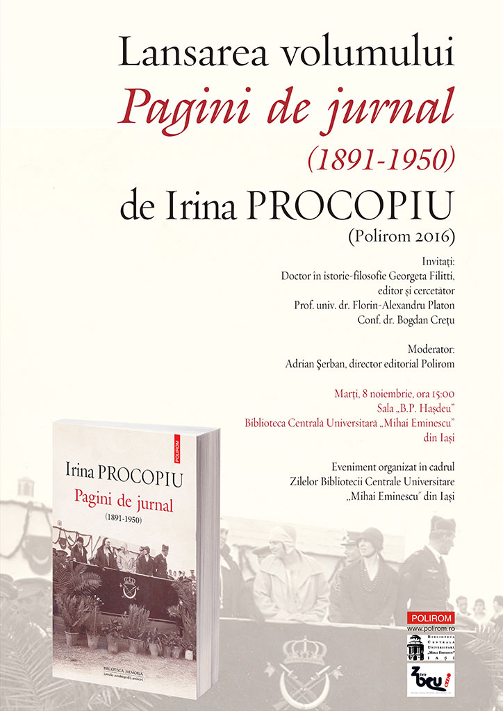 Pagini de jurnal (1891-1950), de Irina Procopiu