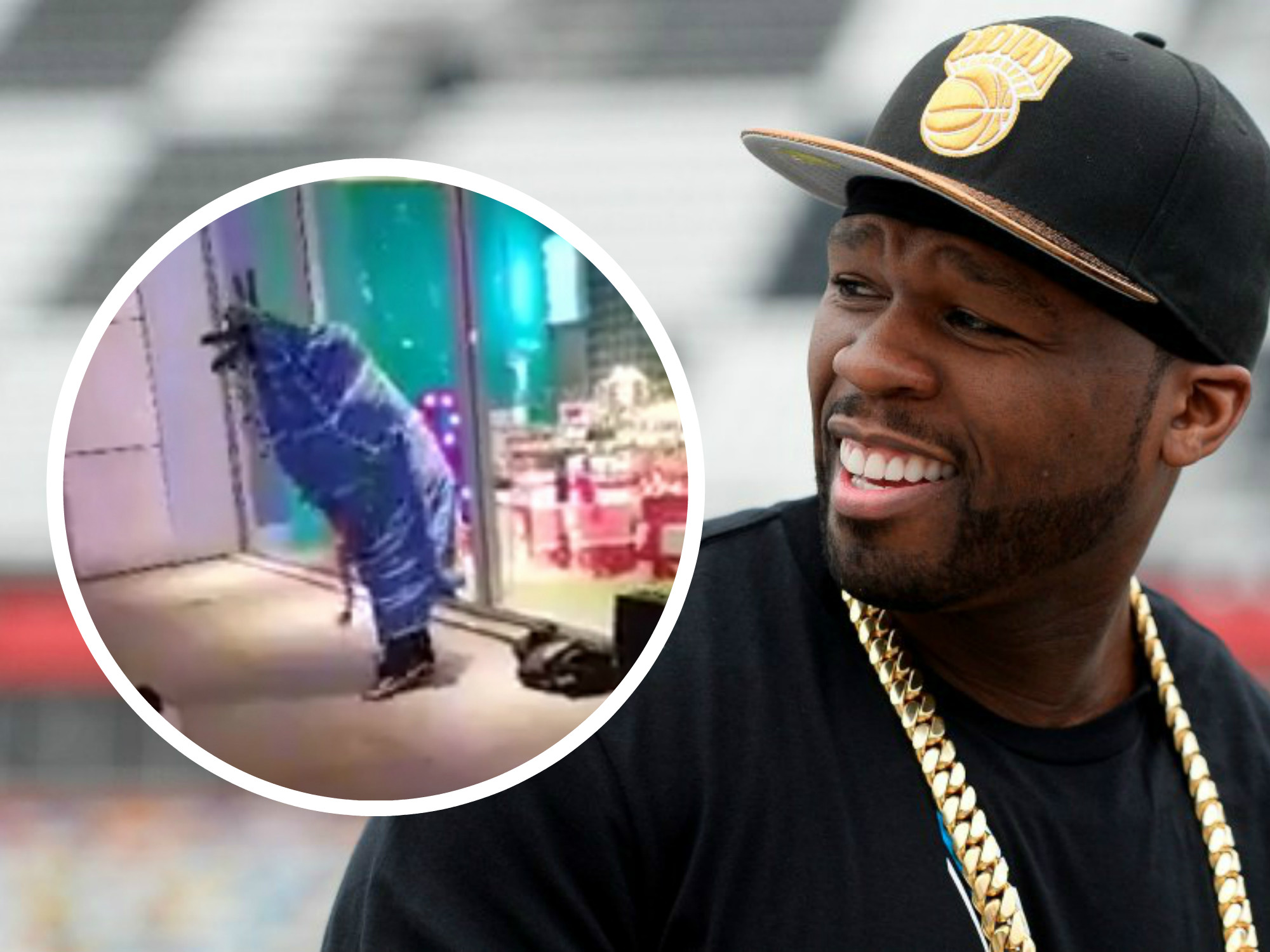 (VIDEO) Rapperul american 50 Cent a distribuit un clip cu jocul caprei