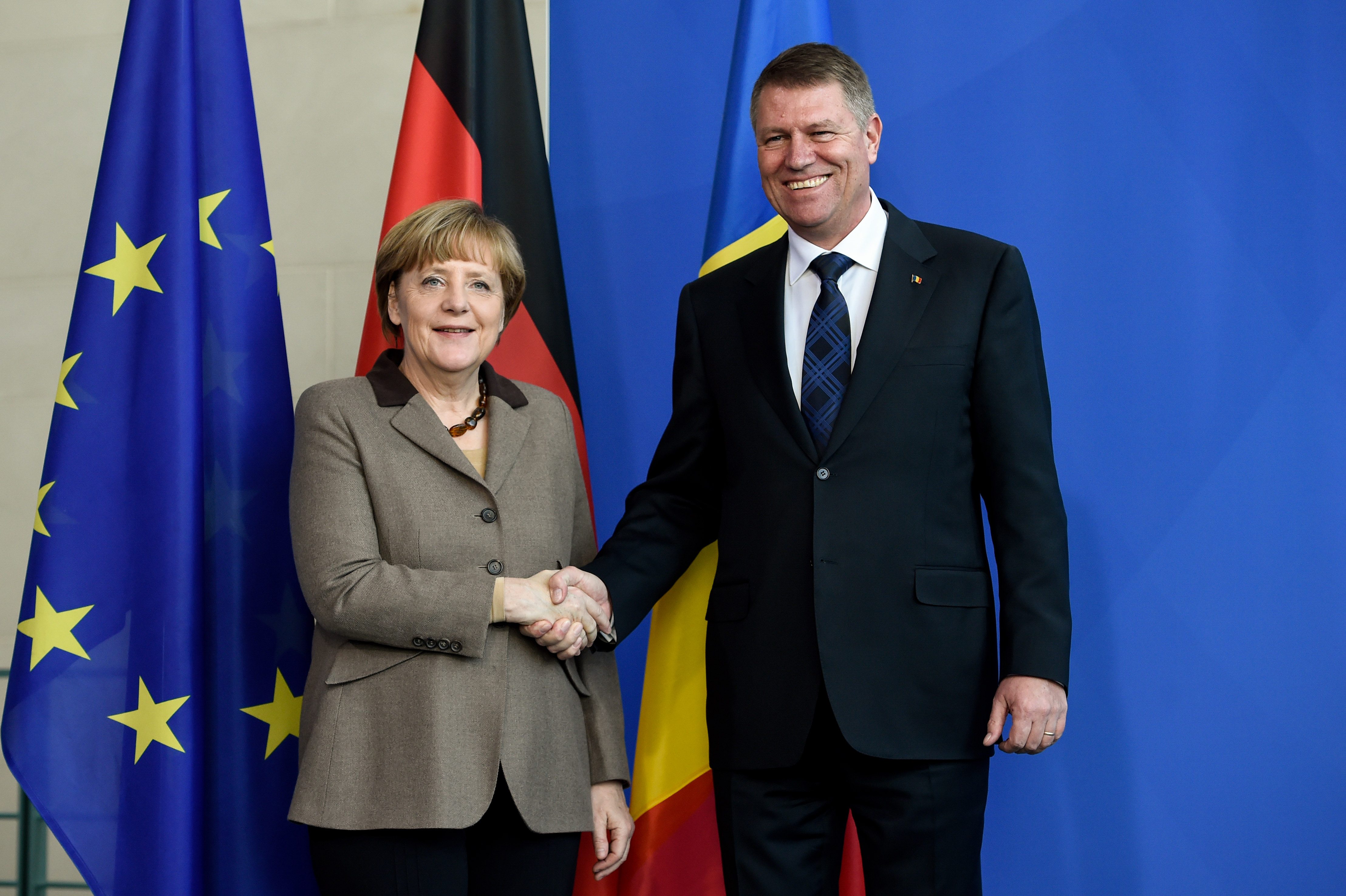 Convorbire telefonică între cancelarul federal Merkel şi preşedintele României Klaus Johannis