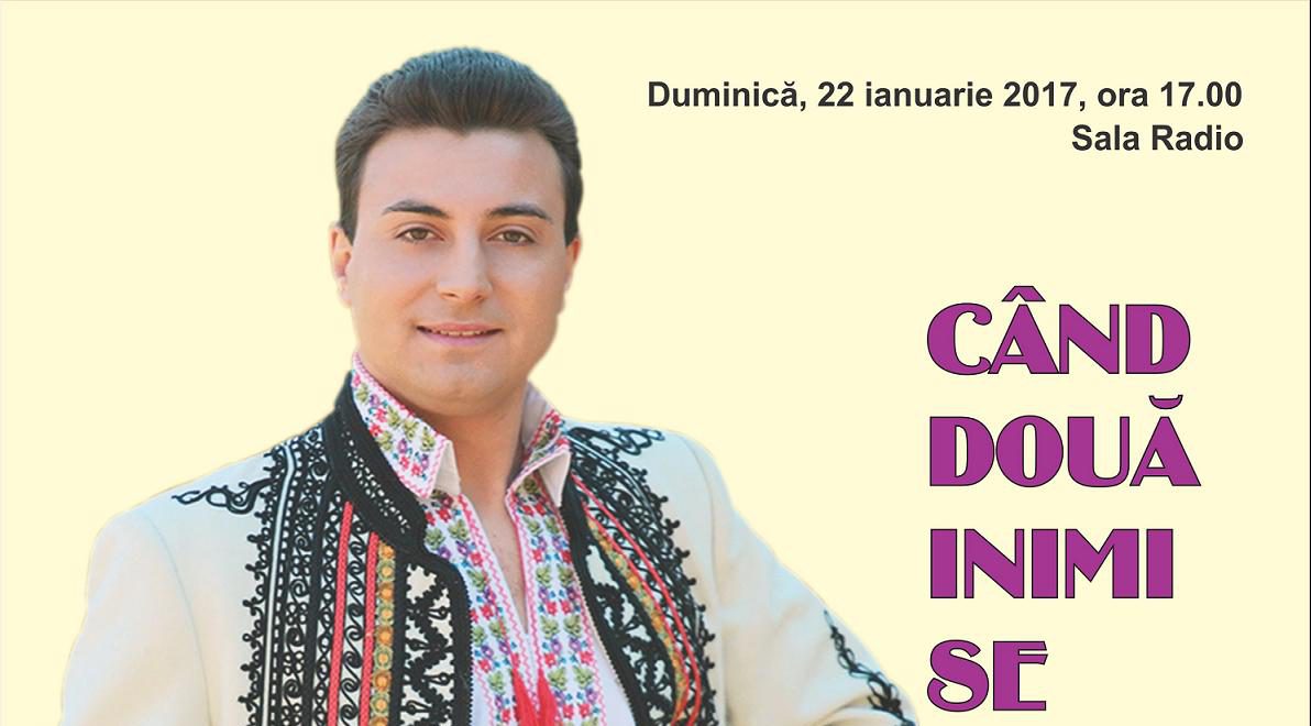 Când două inimi se unesc – Concert şi lansare CD Valentin Sanfira, la Sala Radio