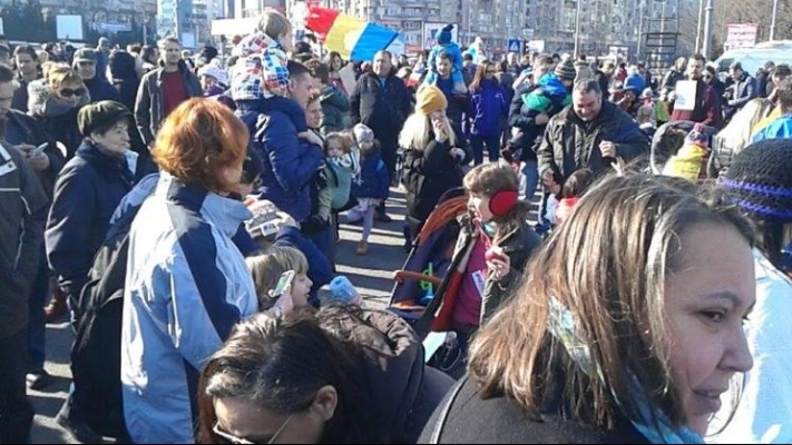 Proteste reluate în capitală. A șasea zi de manifestații împotriva OUG nr. 13 și a Guvernului