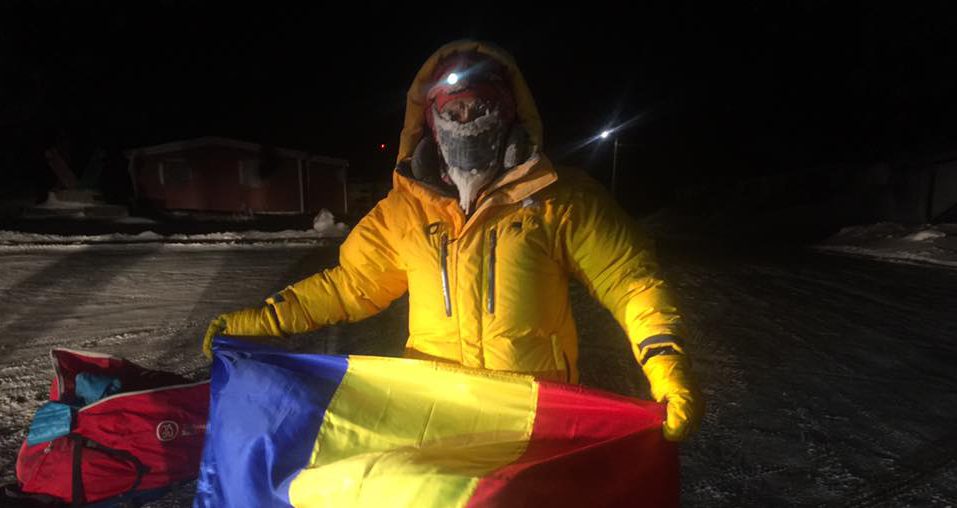 (FOTO/VIDEO) Tibi Ușeriu a câștigat, pentru al doilea an consecutiv, ultramaratonul de la Cercul Polar