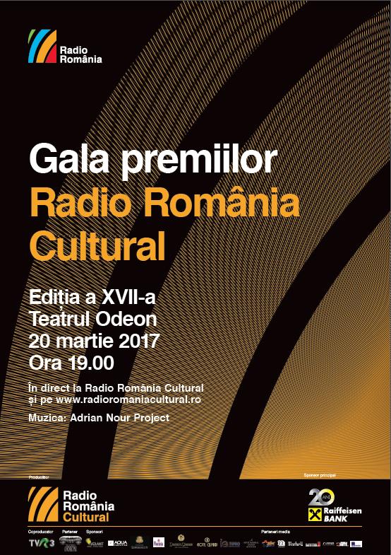 Radio România celebrează reuşitele culturii la Gala Premiilor Radio România Cultural din 20 martie