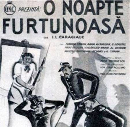 Acum 74 de ani (1943) avea loc premiera filmului „O noapte furtunoasă”