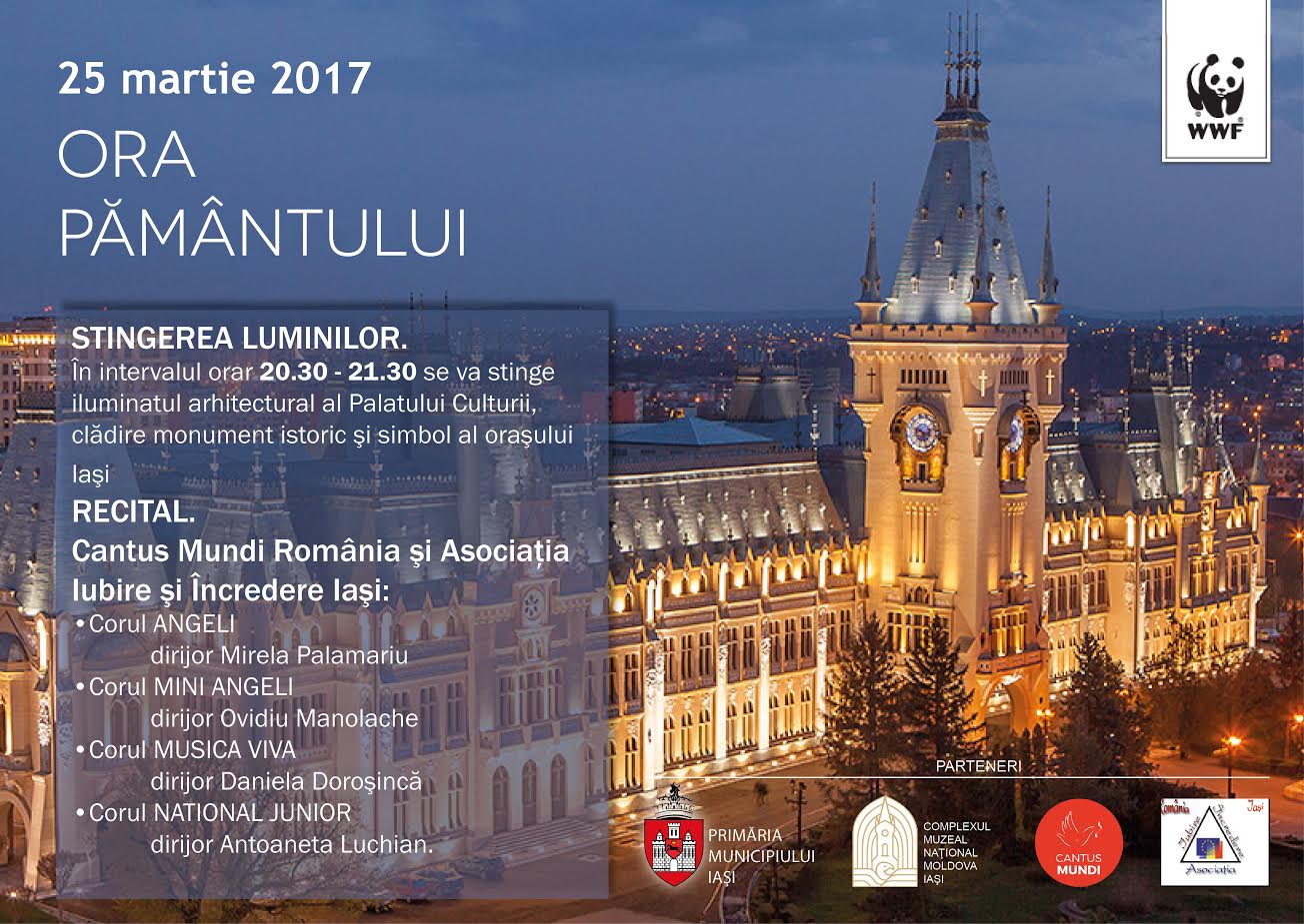 „Ora Pământului” sărbătorită la Iași