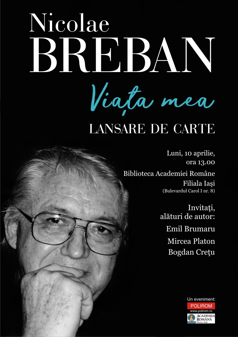 Nicolae Breban la Iaşi