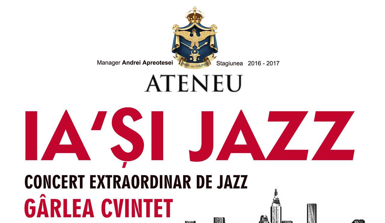 Concert extraordinar de jazz și lansare de carte la Ateneul Tătărași