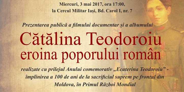 Turneu moldav de prezentare a documentarului și a albumului „Cătălina Teodoroiu, eroina poporului român”