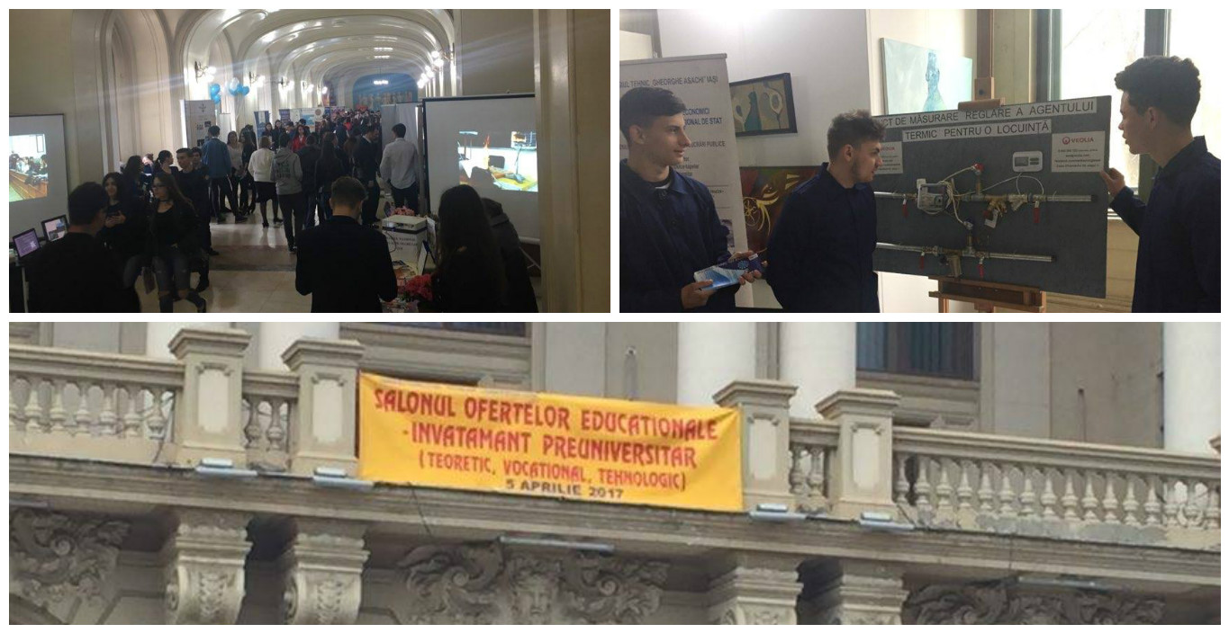 (FOTO/AUDIO) Salonul ofertelor educaţionale: eveniment de promovare a învăţământului preuniversitar ieşean