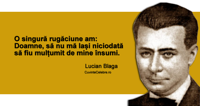 „Trandafirii mint, visele mor” … Lucian Blaga