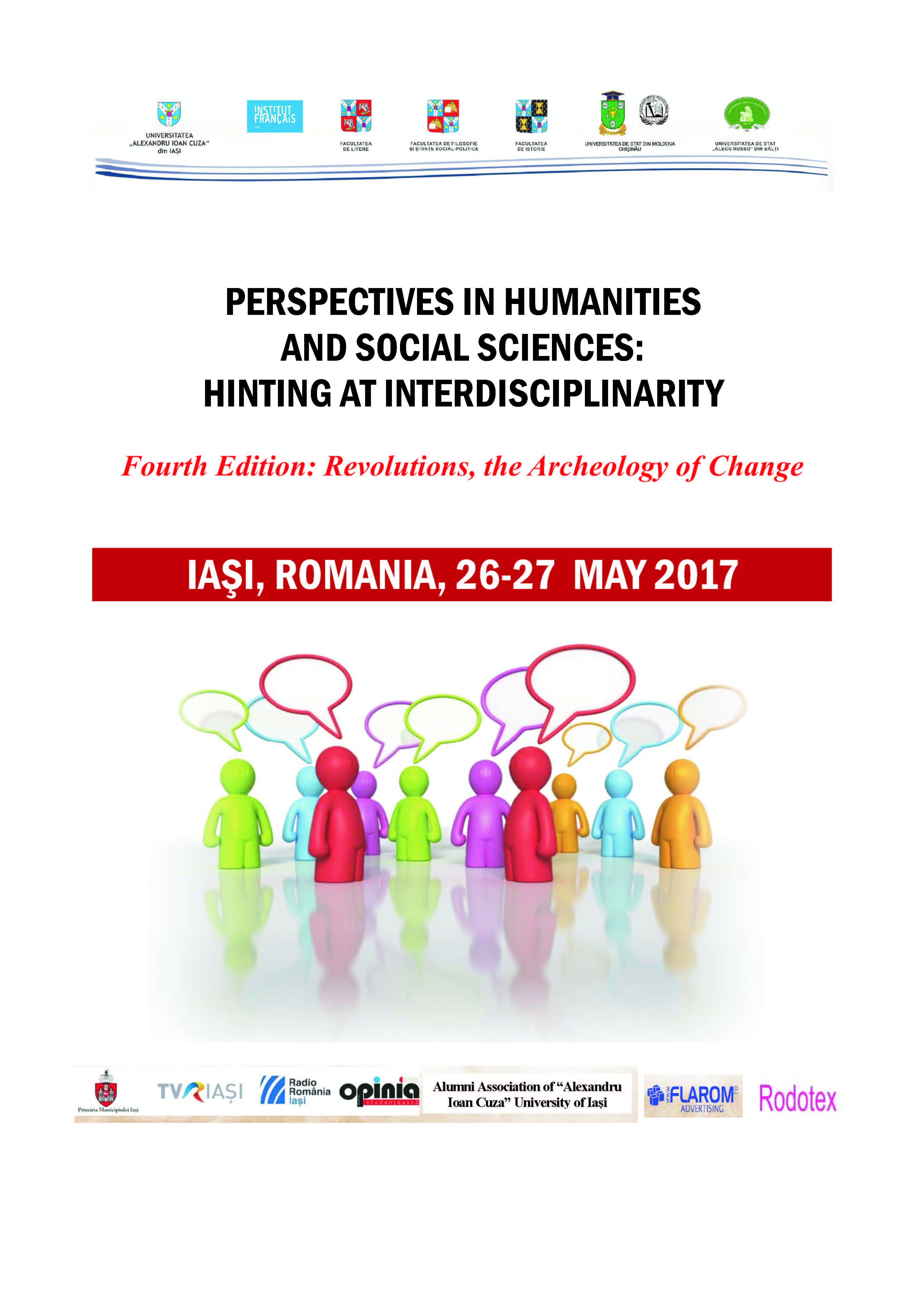 Perspectives in Humanities and Social Sciences: Hinting at Intrerdisciplinarity (26-27 mai 2017)