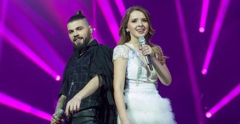 Ilinca şi Alex Florea, artiştii care ne vor reprezenta anul acesta la Eurovision, au prima repetiţie pe scena din Kiev