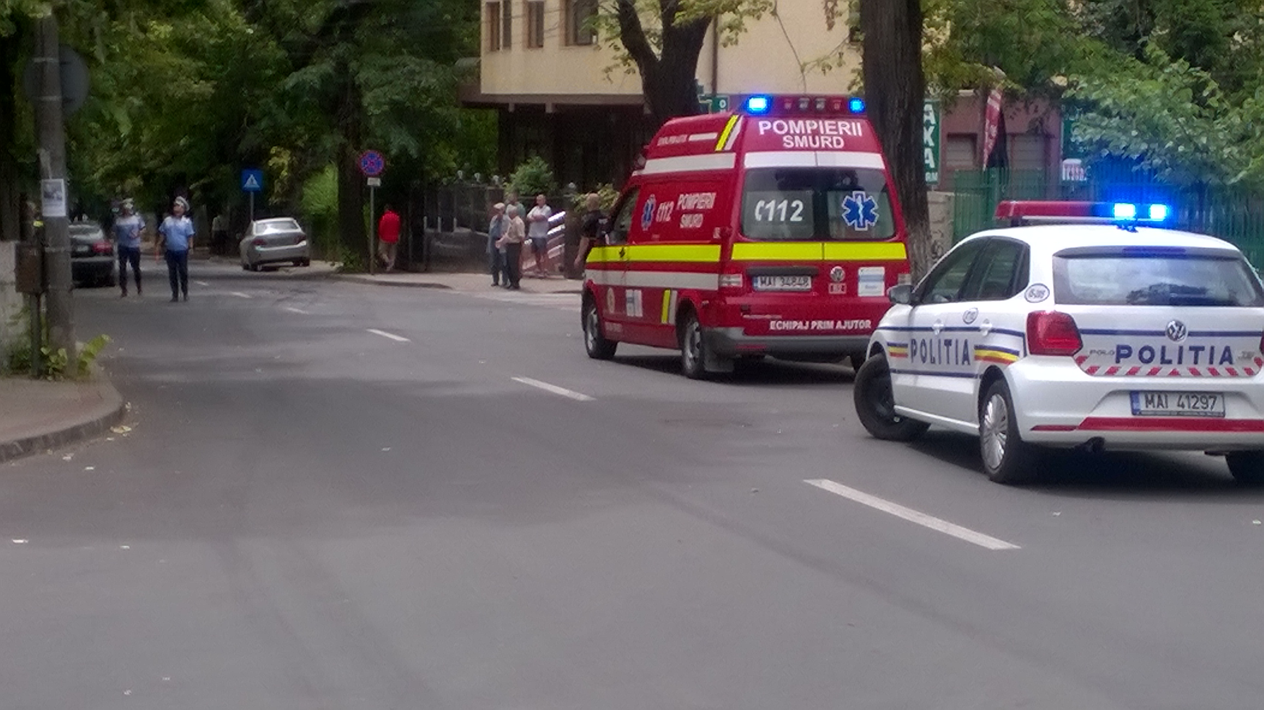 IAŞI: Accident violent în apropiere de Institutul Regional de Oncologie