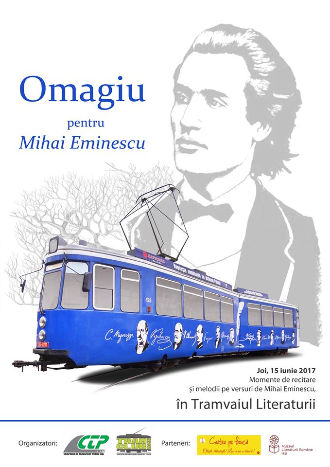 (INTERVIU) Omagiu pentru Mihai Eminescu în Tramvaliul Literaturii