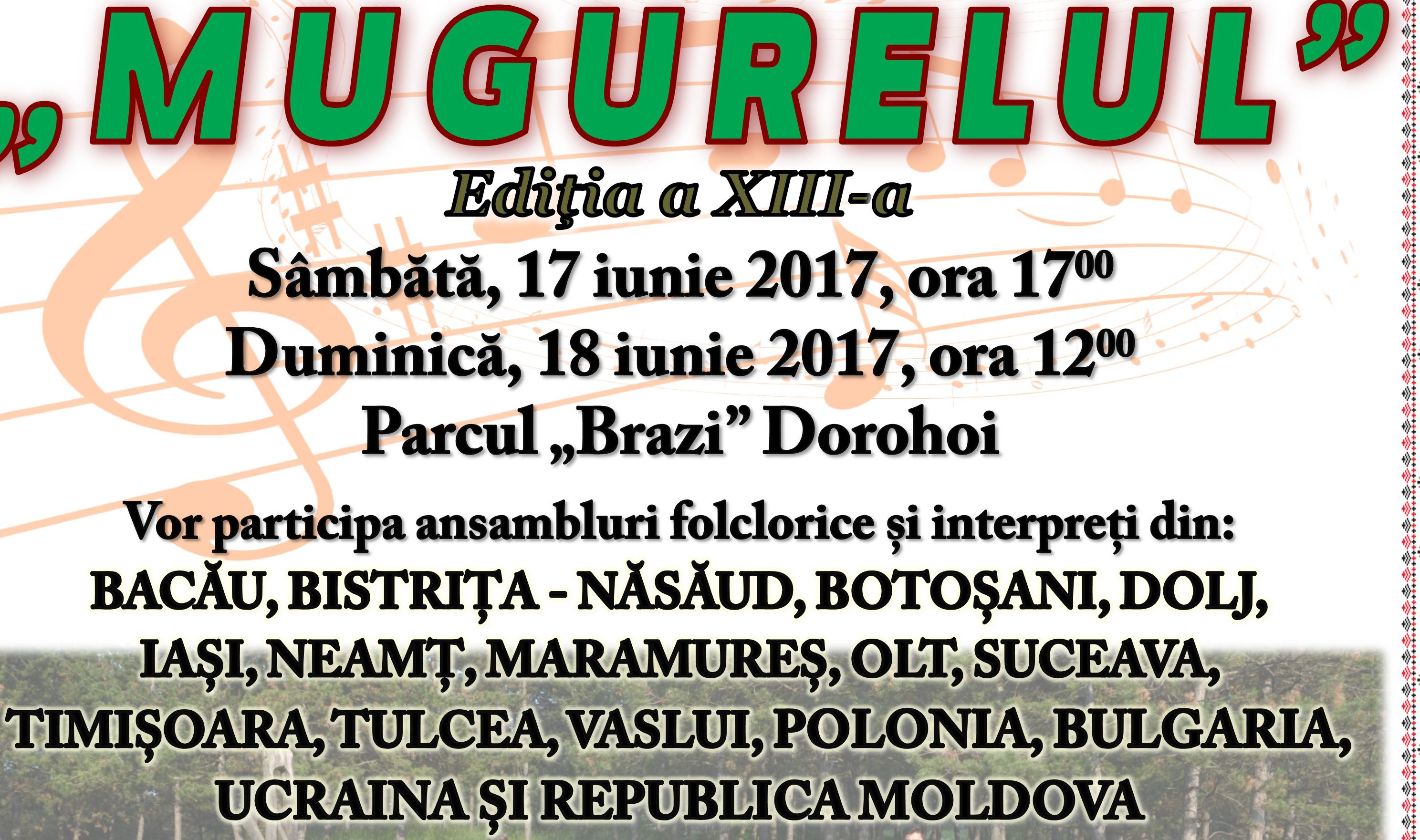 Festivalul Internațional de muzică populară ,,Mugurelul”-Dorohoi