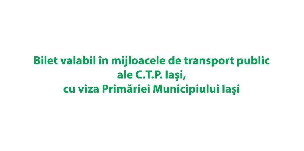 Bilet CTP RomanIA Autentica - verso