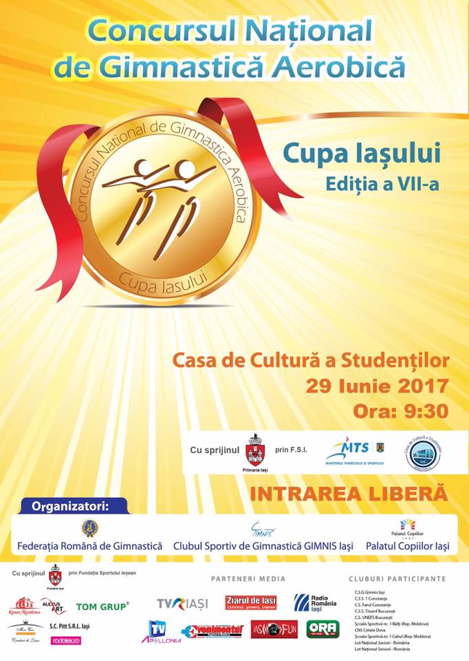 (INTERVIU) La Iași se va desfășura Concursul Național de Gimnastică Aerobică „CUPA IAȘULUI” – editia a VII-a