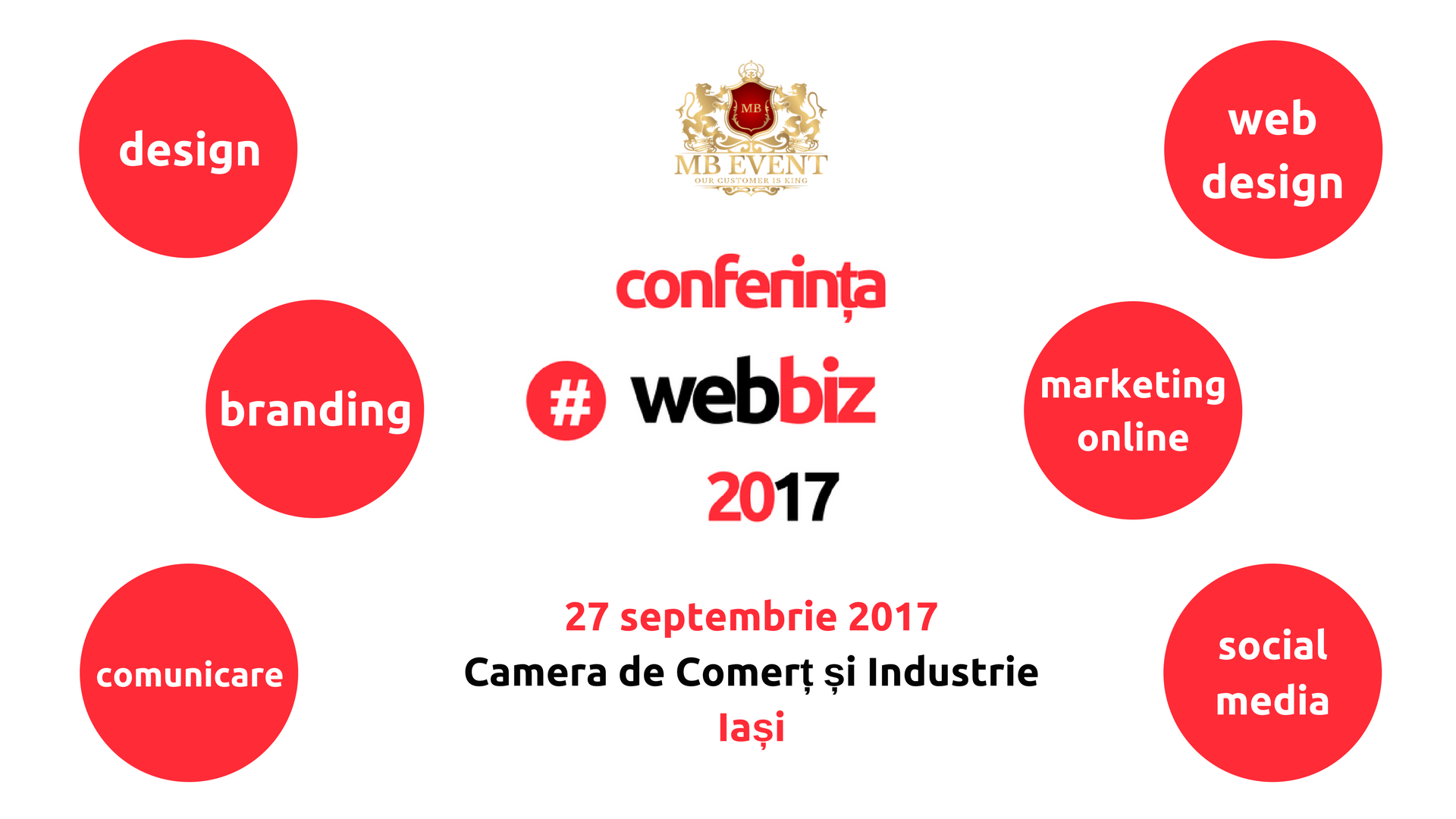 Conferinţa #WebBiz 2017 la Camera de Comerţ şi Industrie Iaşi