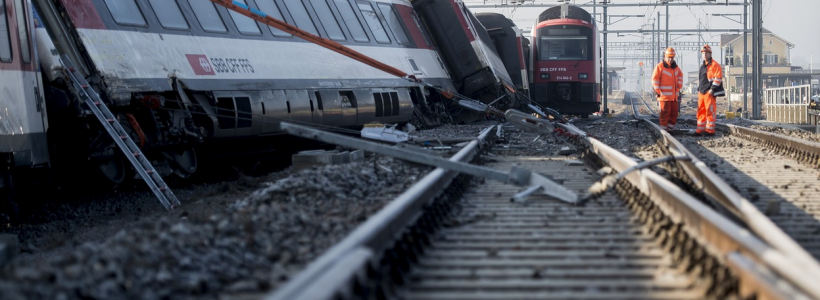 (UPDATE) Elveţia: 30 de răniţi într-un accident de tren