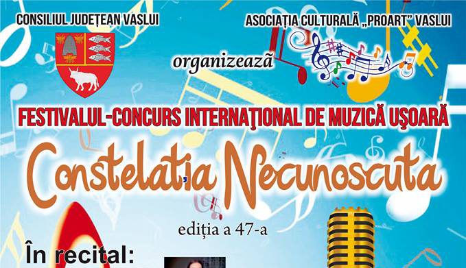 VIDEO LIVE – Festivalul-concurs internaţional de muzică uşoară CONSTELAŢIA NECUNOSCUTĂ, ediţia a 47-a, 14-15 octombrie 2017